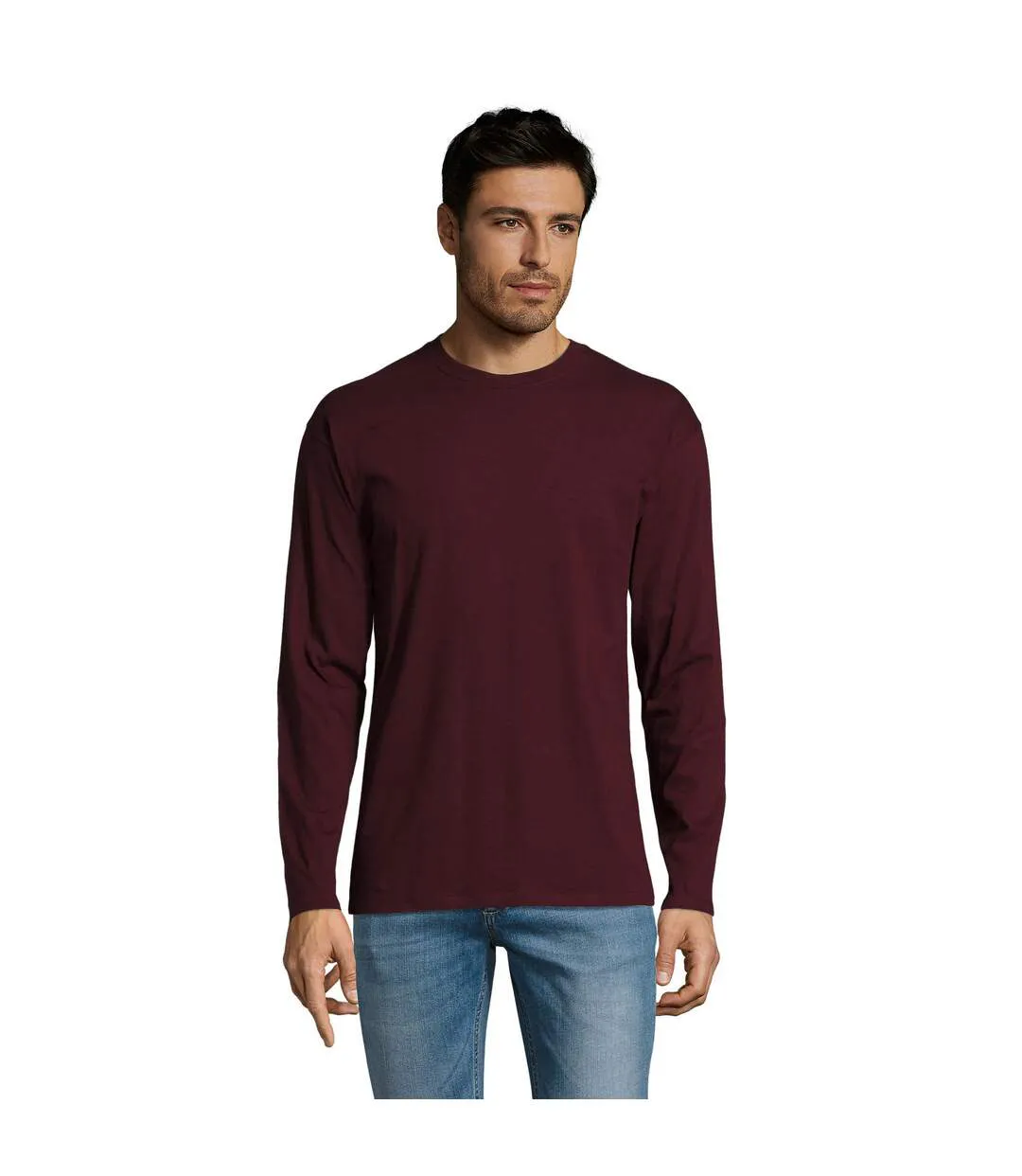 T-shirt Monarch Homme Pourpre SOLS-1