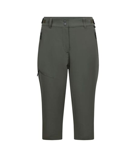 Pantacourt Agneta Dlx Femme Vert Fumé Trespass