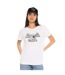 T-shirt femme col rond avec imprimé logo devant Retro Vondutch-1