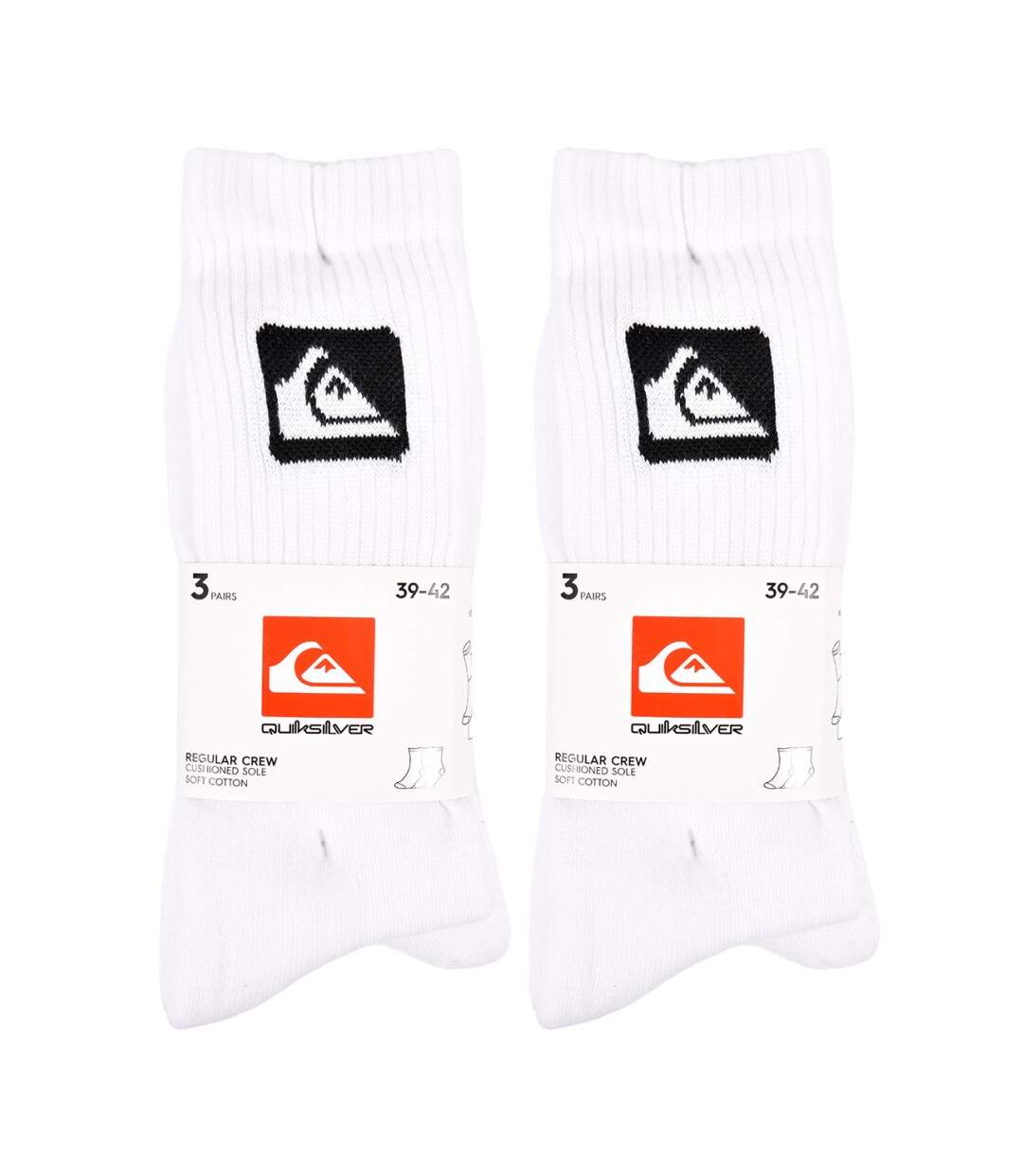 Chaussettes QUIKSILVER CUSHIONED CREW - Pack de 6-4