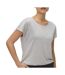 T-Shirt gris femme vero moda sarah-1