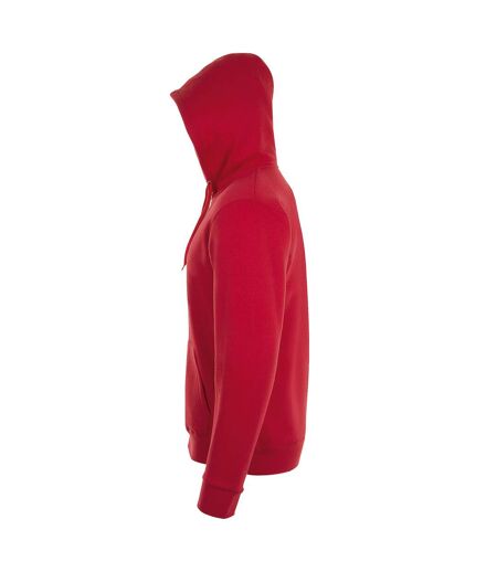 SOLS - Sweat à capuche et fermeture zippée - Homme (Rouge) - UTPC2784