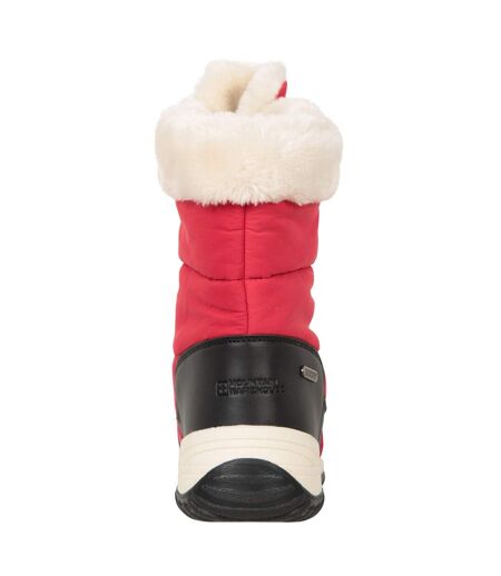 Mountain Warehouse Womens/Ladies Snowflake Snow Boots (Red) - UTMW1386