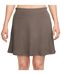 Womens/ladies Chill Ribbed Knitted Mini Skirt Mink Nike-4