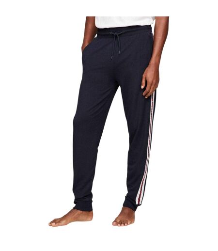 Mens Cotton Logo Jogging Bottoms Blue Tommy Hilfiger