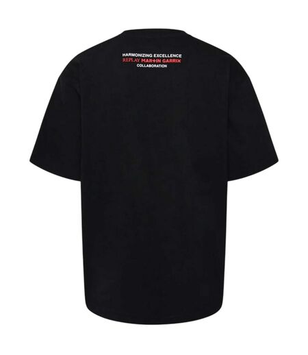 T-shirt Motif/style Imprimé Graphique Martin Garrix Homme Noir Replay