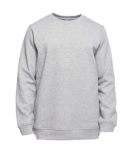 Build Your Brand Mens Basic Sweatshirt (Heather Grey)