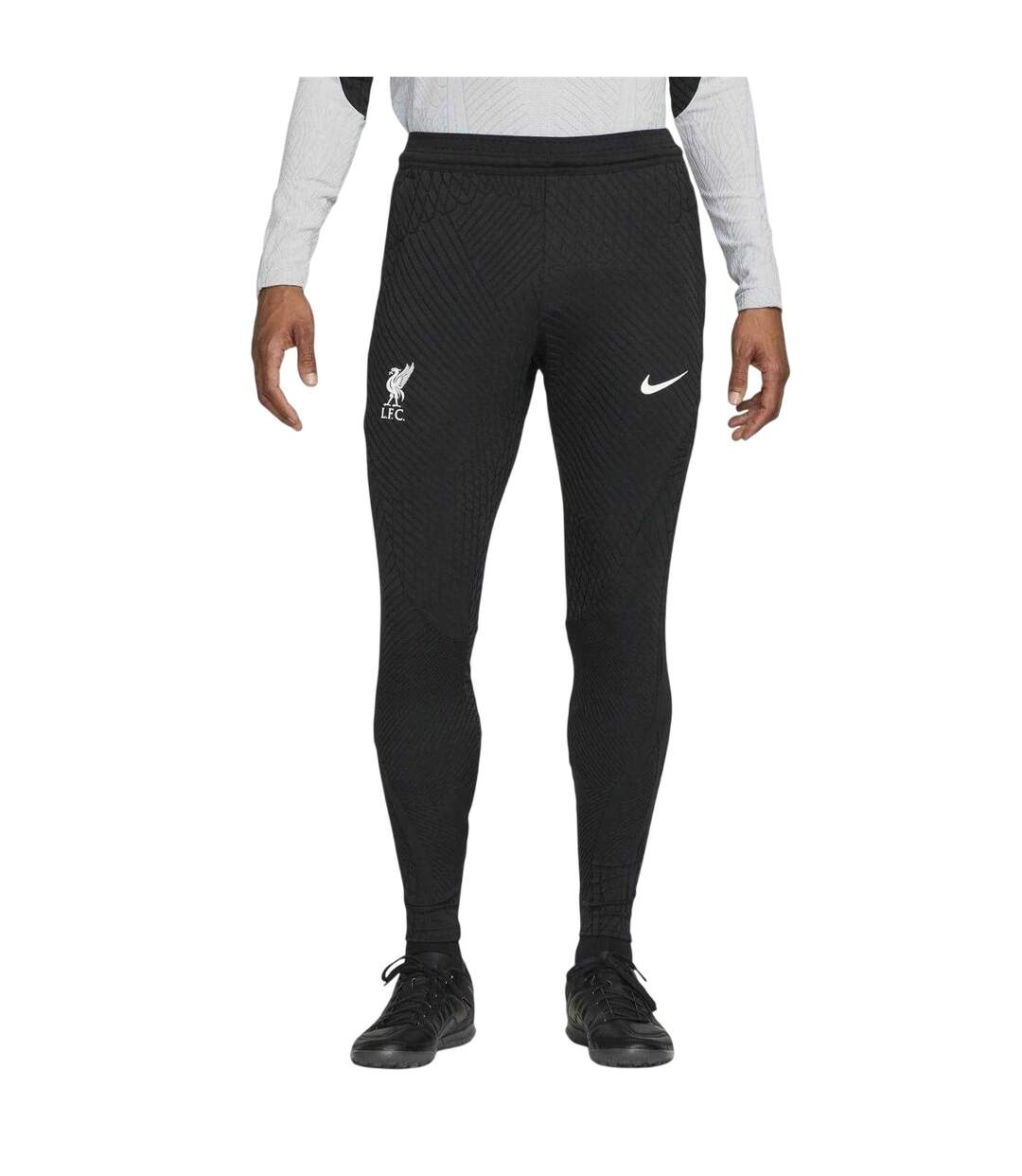 Mens Strike Geometric Slim Sweatpants Black White Nike-1