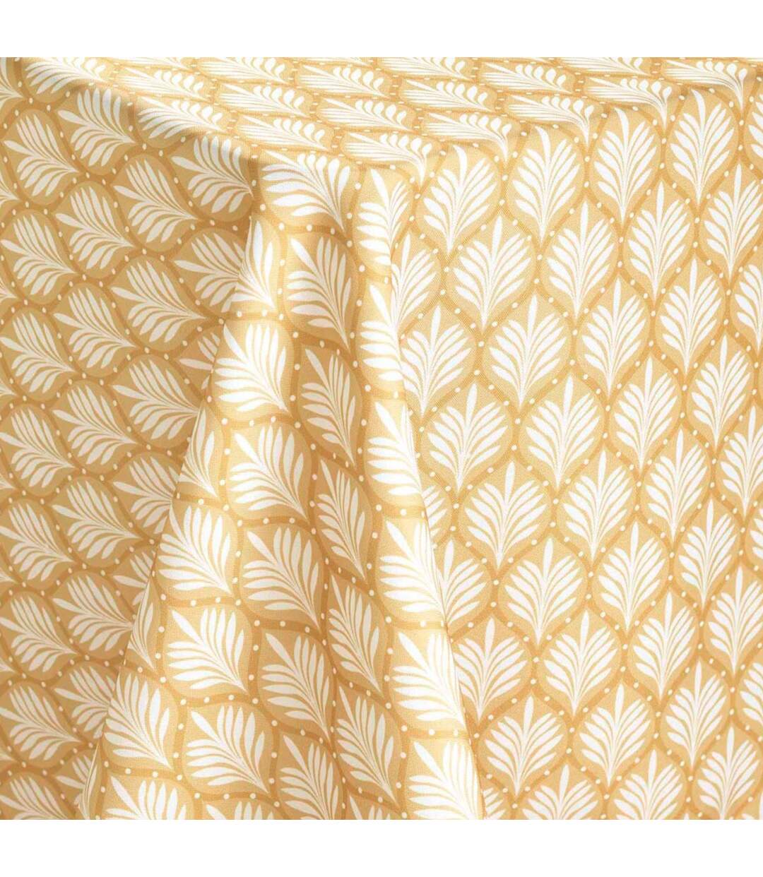 Nappe Antitache Imprimé Davia 145x240cm Jaune-3
