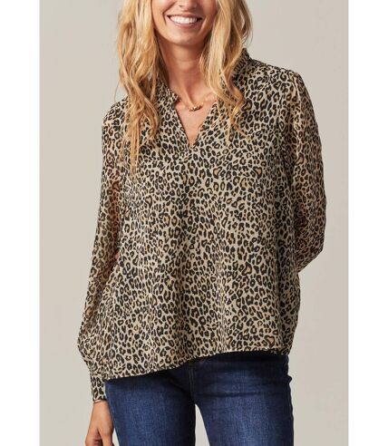 Blouse léopard pour femme MARTA