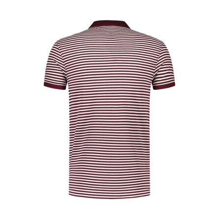 Polo Blanc/Bordeaux Homme Tommy Hilfiger 1985 - L