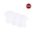 Pack of 3  Mens crew neck t-shirt  white Burton