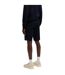 Mens Plain Slim Chino Shorts Navy Boss-3
