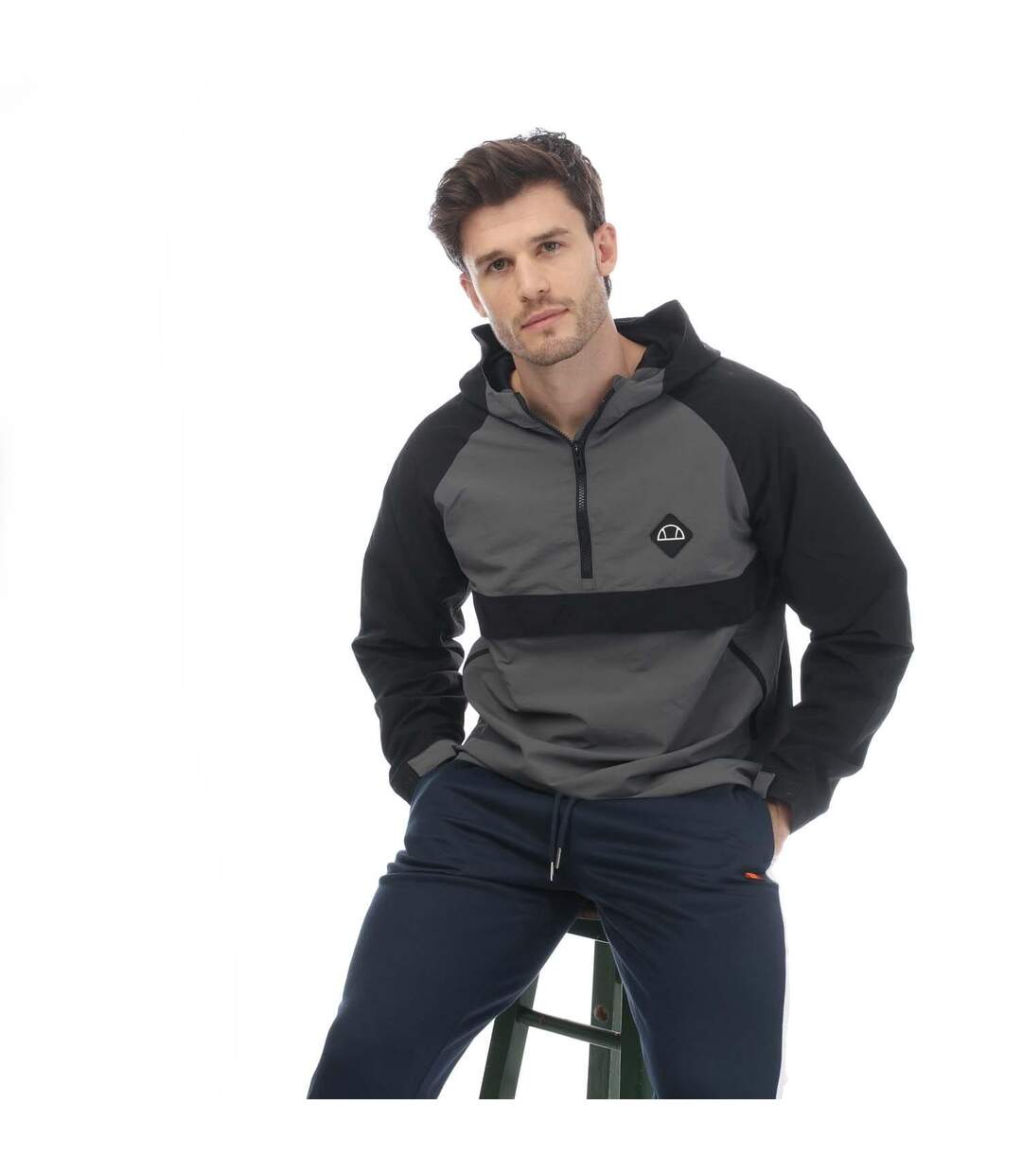 Mens Joi Jacket Black Ellesse-4