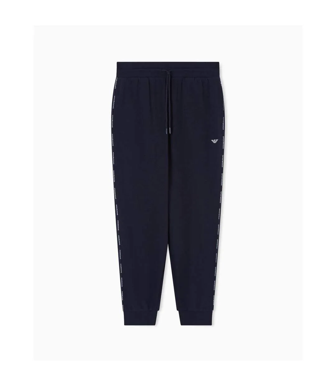 Mens Fleece Relaxed Fit Joggers Navy Emporio Armani EA7-1