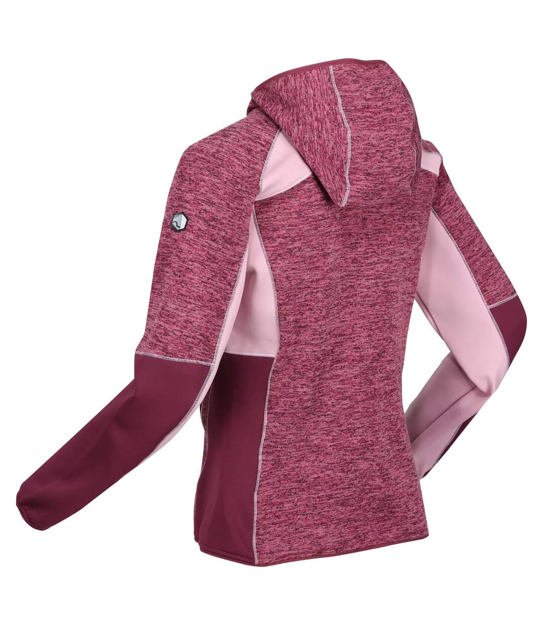 Womens/ladies Walbury Iv Lightweight Fleece Jacket Violet Amaranth Haze Regatta-3