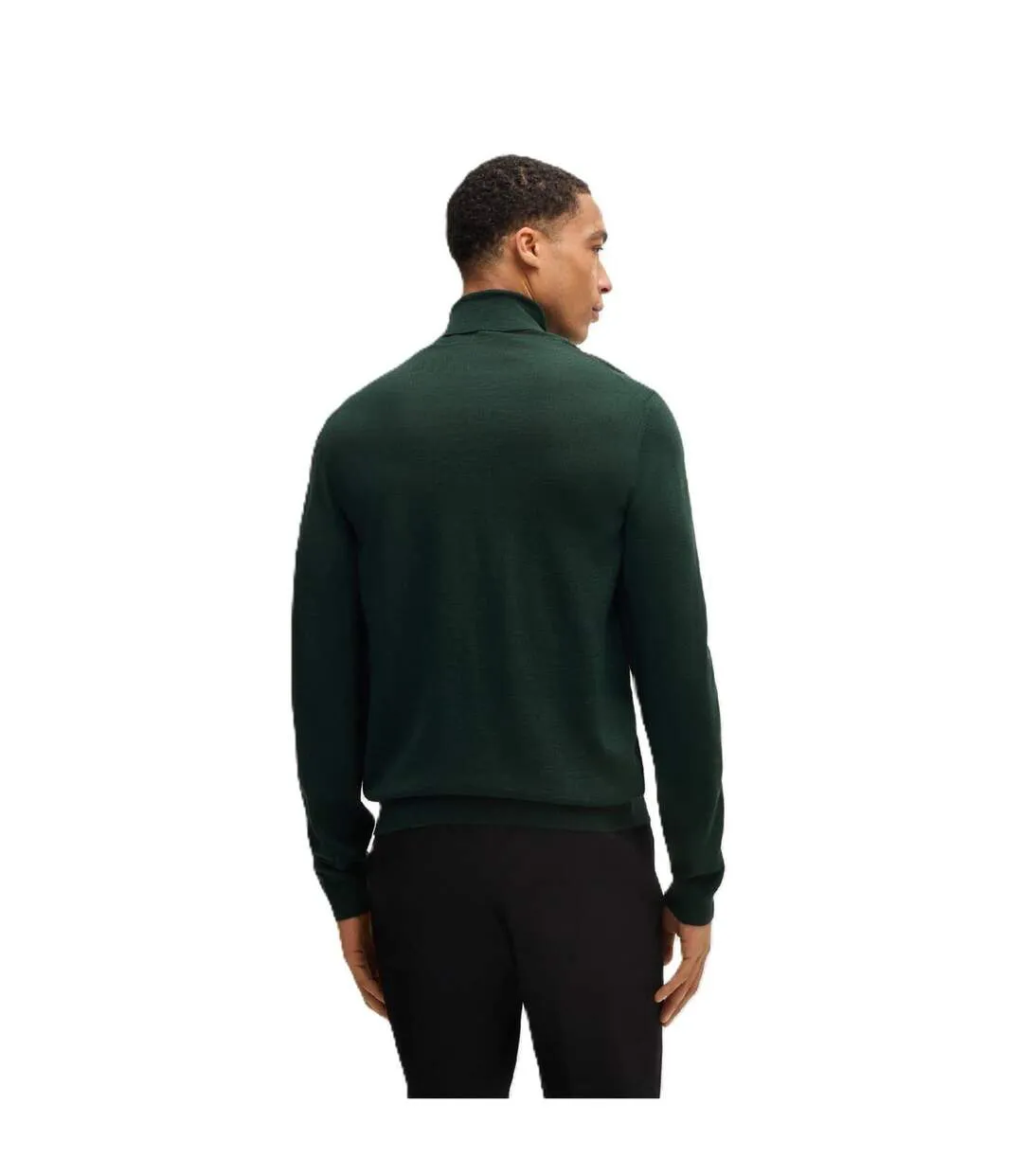 Pull Musso-p Homme Vert Sombre Boss-2