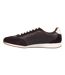 Womens/ladies Starbury Retro Leather Flat Trainers Brown White Jack Wills-2