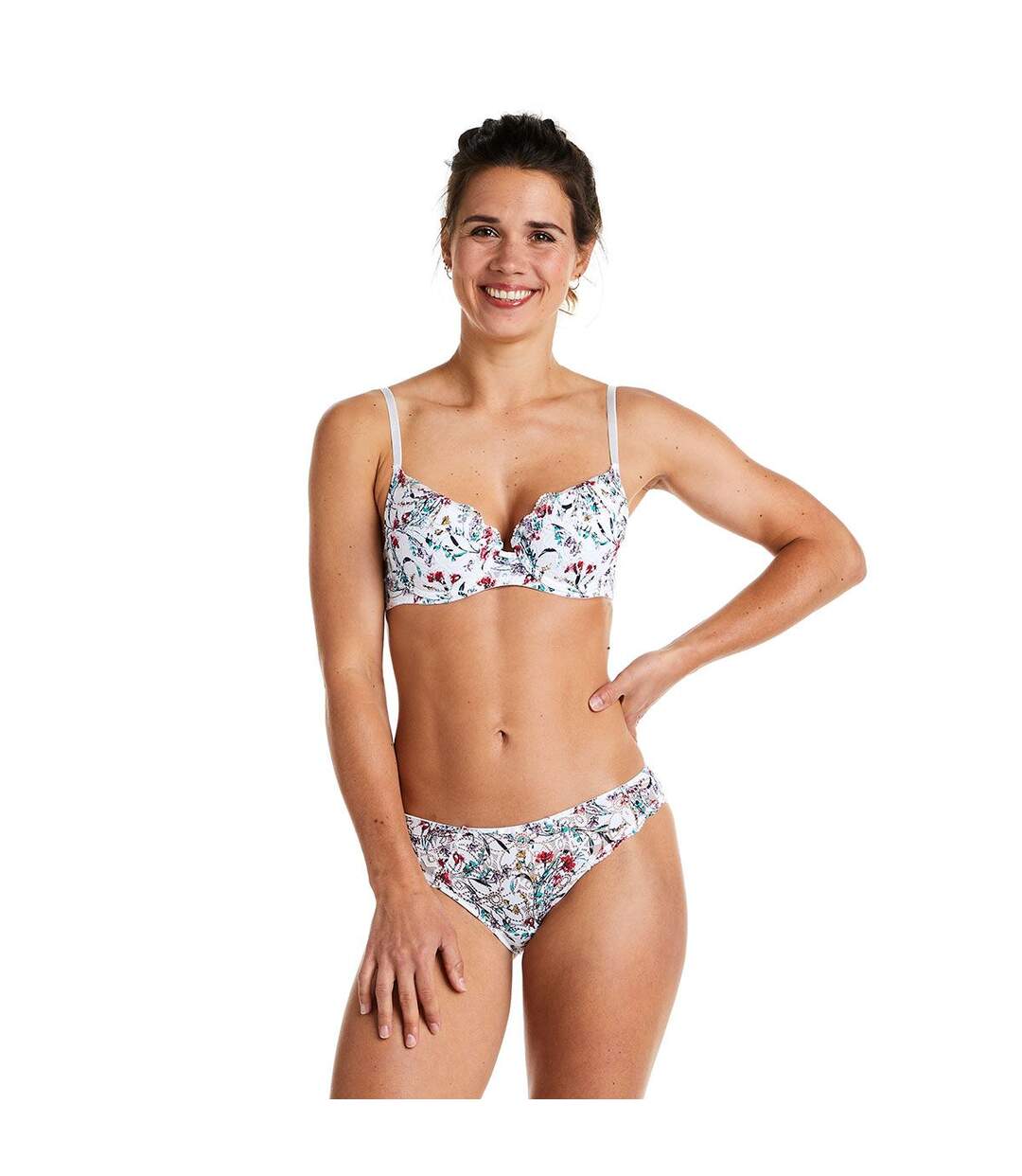 Soutien-gorge ampliforme coque moulée ivoire Univers-3