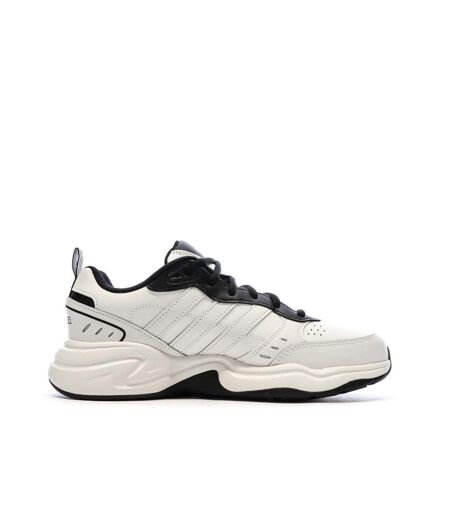 Baskets blanches/noires homme adidas strutters