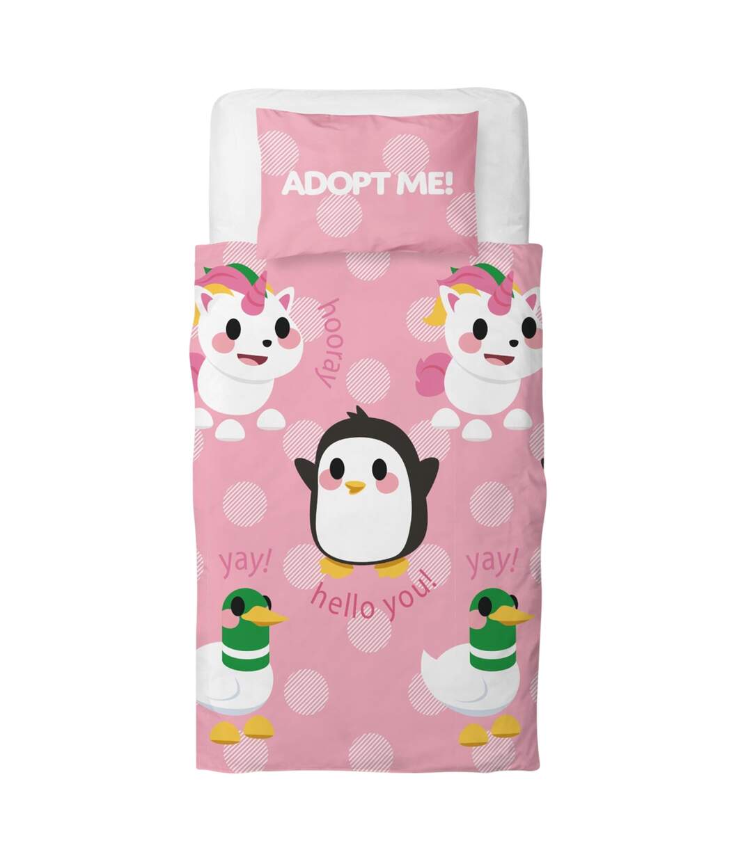 Reversible Duvet Set Multicoloured Adopt Me-2