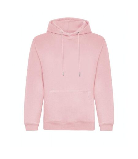 Mens Organic Hoodie Baby Pink Awdis