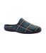 Chaussons mules checkmate homme bleu Goodyear