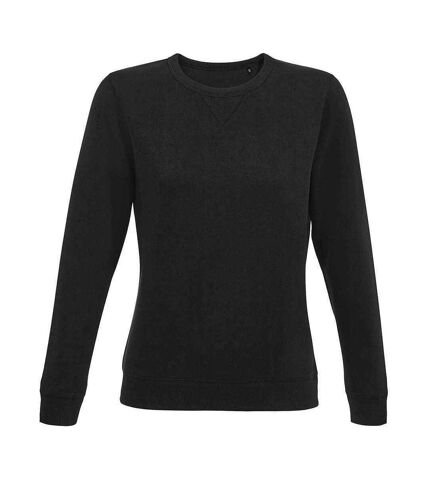 SOLS Womens/Ladies Sully Sweatshirt (Black) - UTPC4849