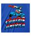 T-shirt Adulte Bleu Captain America-3