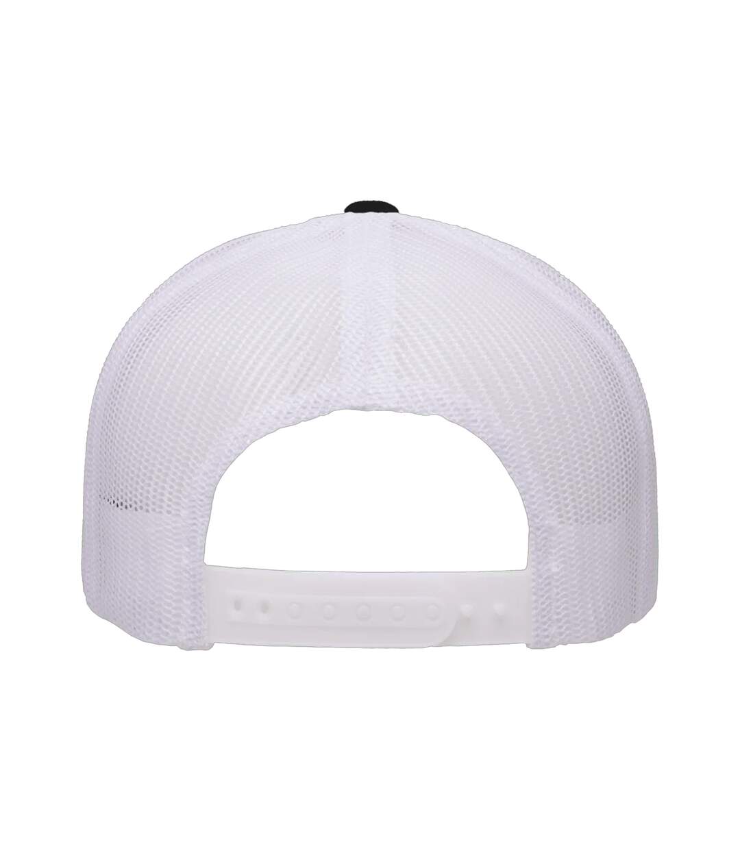 Casquette Trucker Retro Noir Blanc Flexfit-2