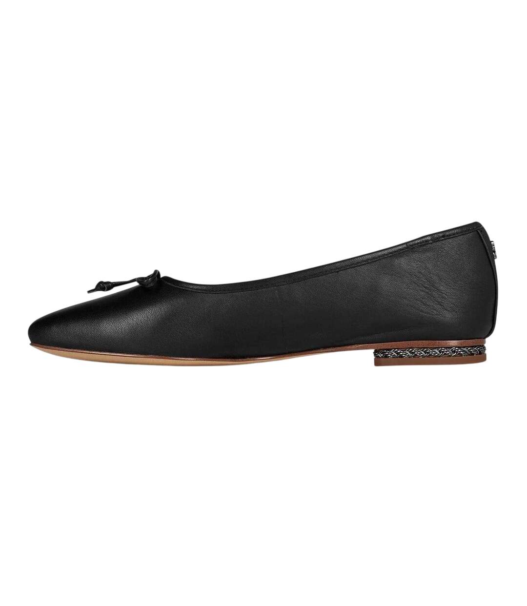 Womens/ladies Marison Leather Ballet Flats Black Sam Edelman-3