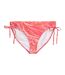 Bas de maillot de bain iona femme rouge corail vif Animal