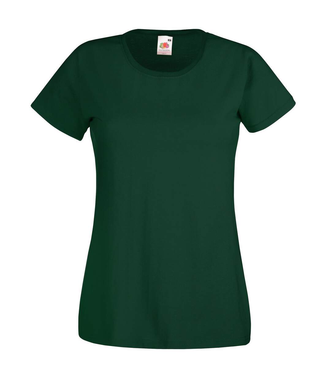 T-shirt manches courtes femme vert bouteille Fruit of the Loom