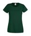 Fruit Of The Loom Ladies/Womens Lady-Fit Valueweight Short Sleeve T-Shirt (Bottle Green) - UTBC1354