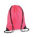 Bagbase Premium Gymsac Water Resistant Bag (11 Liters) (Fluorescent Pink) (One Size) - UTBC1299