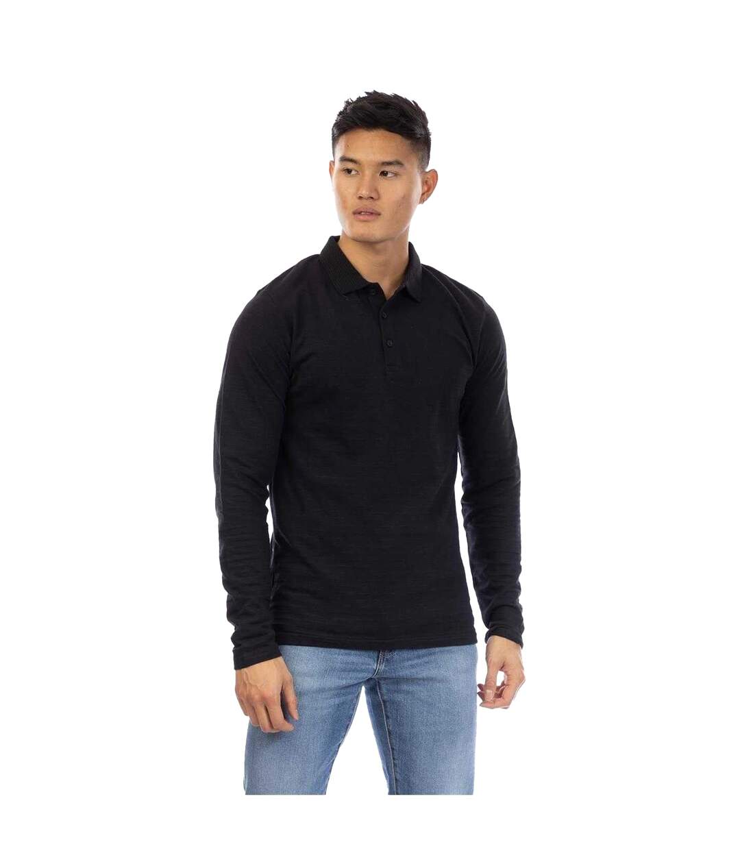 Polo Albery Homme Noir Peter Werth-1