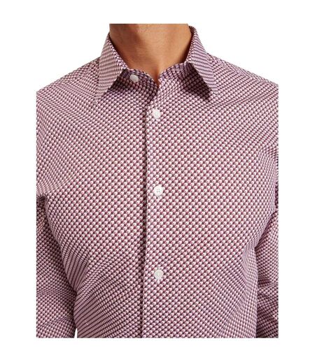 Chemise Motif/style Géométrique Homme Blanc Ted Baker