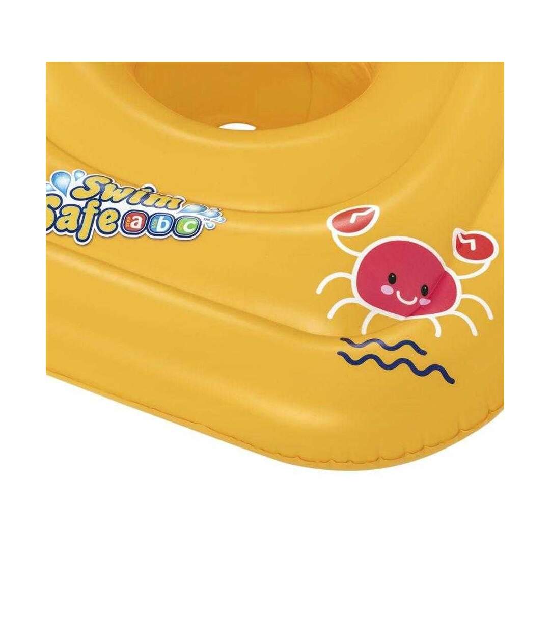 Baby Swim Safe Abc Wondersplash Crab Pool Float One Size Yellow Bestway-3
