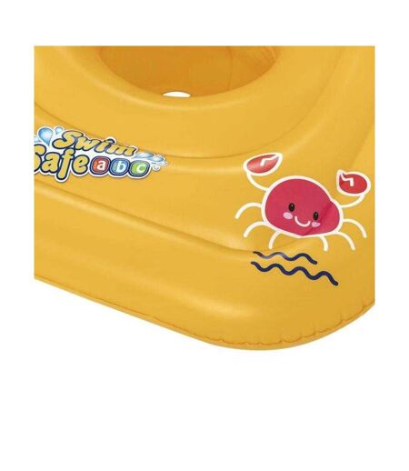 Baby Swim Safe Abc Wondersplash Crab Pool Float One Size Yellow Bestway
