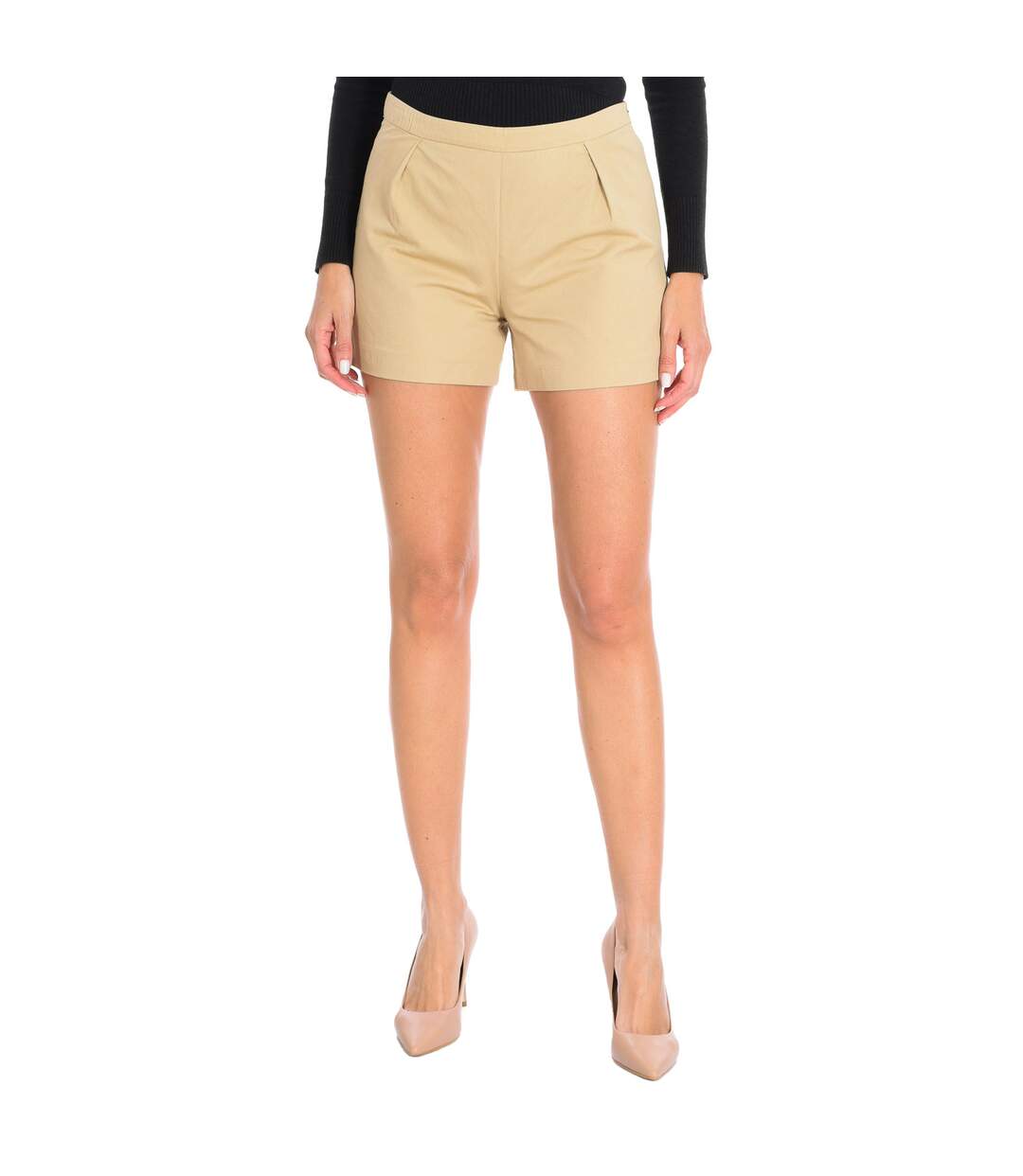 Women's side zipper shorts 4GH5590V3-1