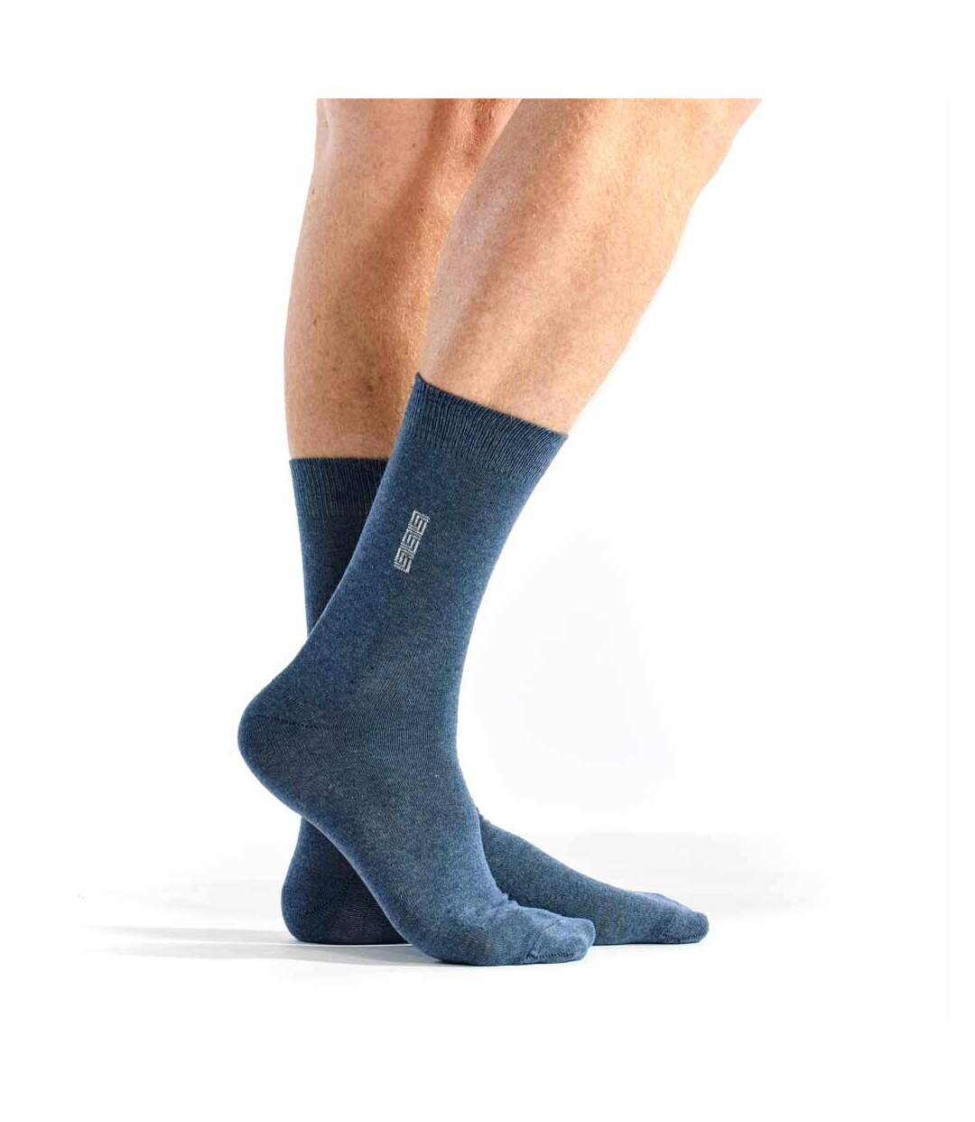 Chaussettes homme bleu marine