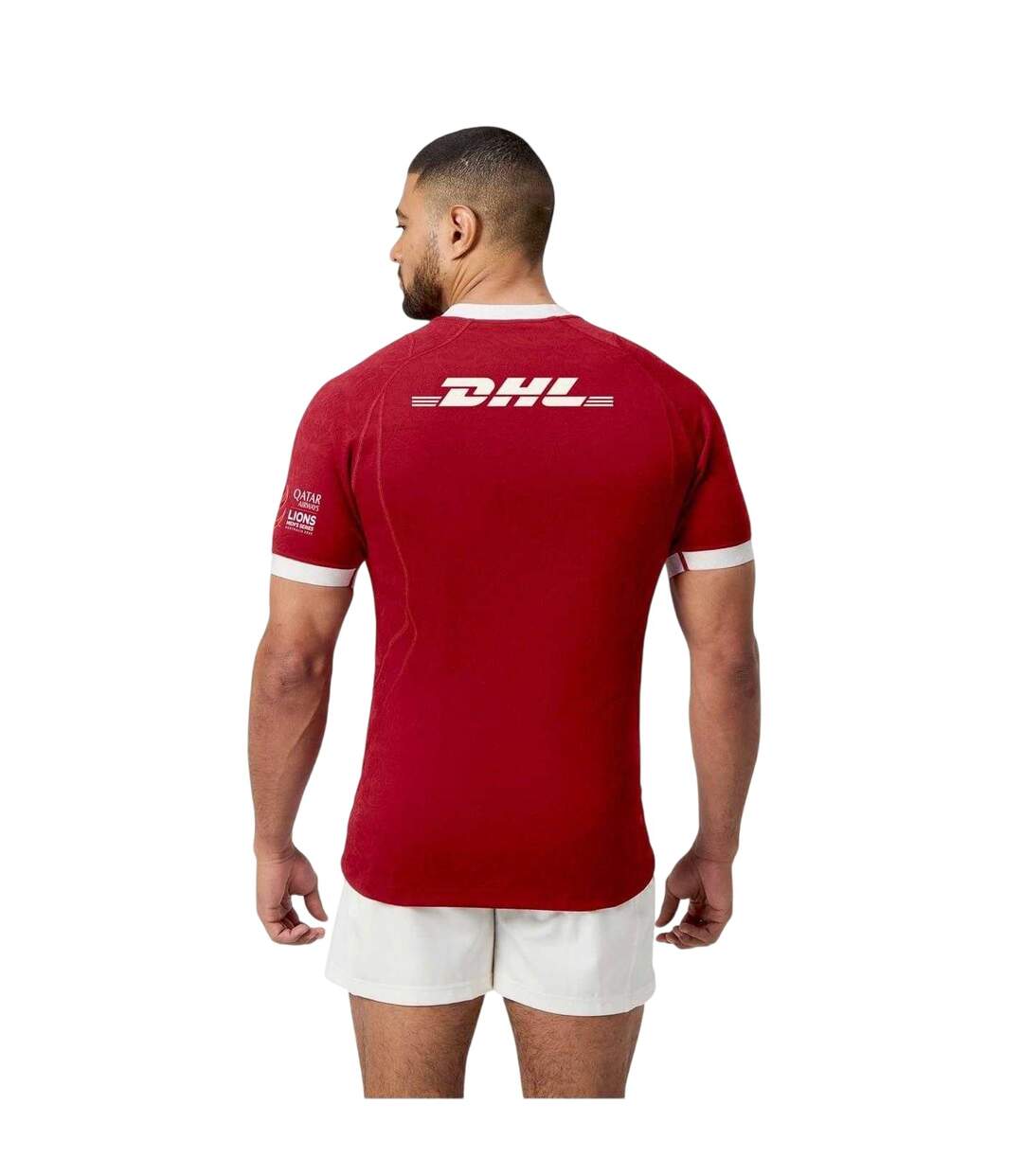 Mens 2025 British & Irish Lions Rugby Jersey Red Dahlia Canterbury-3