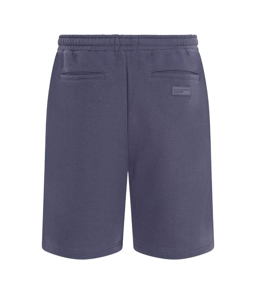 Mens Fleece Circle Sweat Shorts Thunder Grey Blank Essentials-2