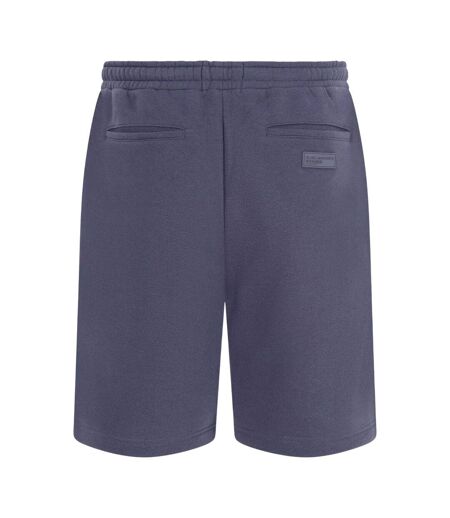 Mens Fleece Circle Sweat Shorts Thunder Grey Blank Essentials