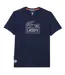 Mens Roland Garros Edition Chest Logo T-shirt Blue Lacoste-2