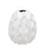Vase Design en Céramique Sandri 17cm Blanc-1