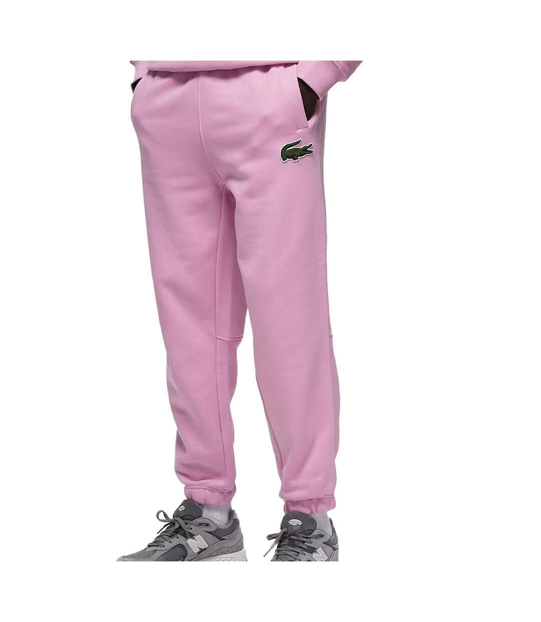 Jogging rose homme lacoste organic fleece-1