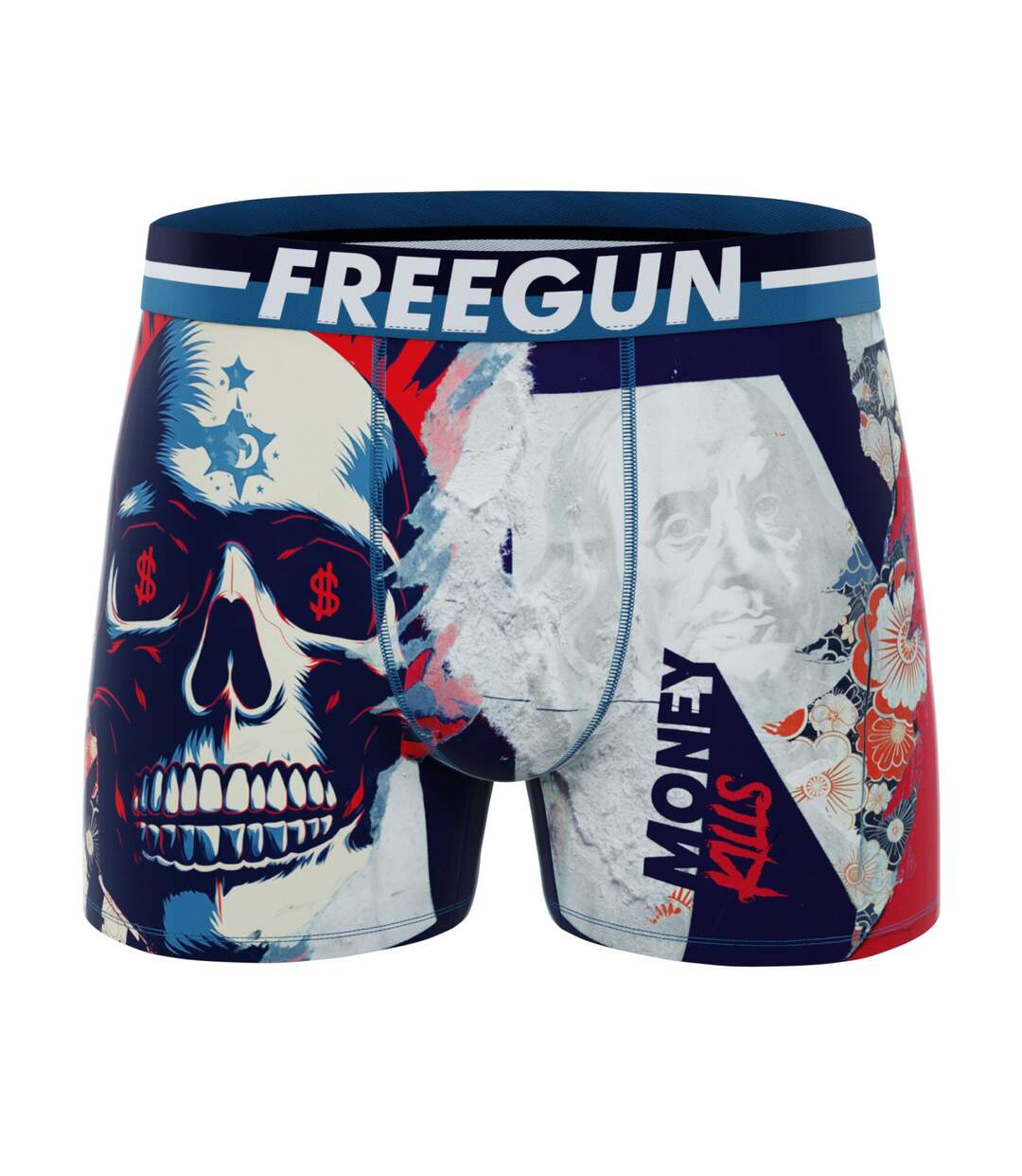 Lot de 4 boxers homme Pop Art Style  Freegun-4
