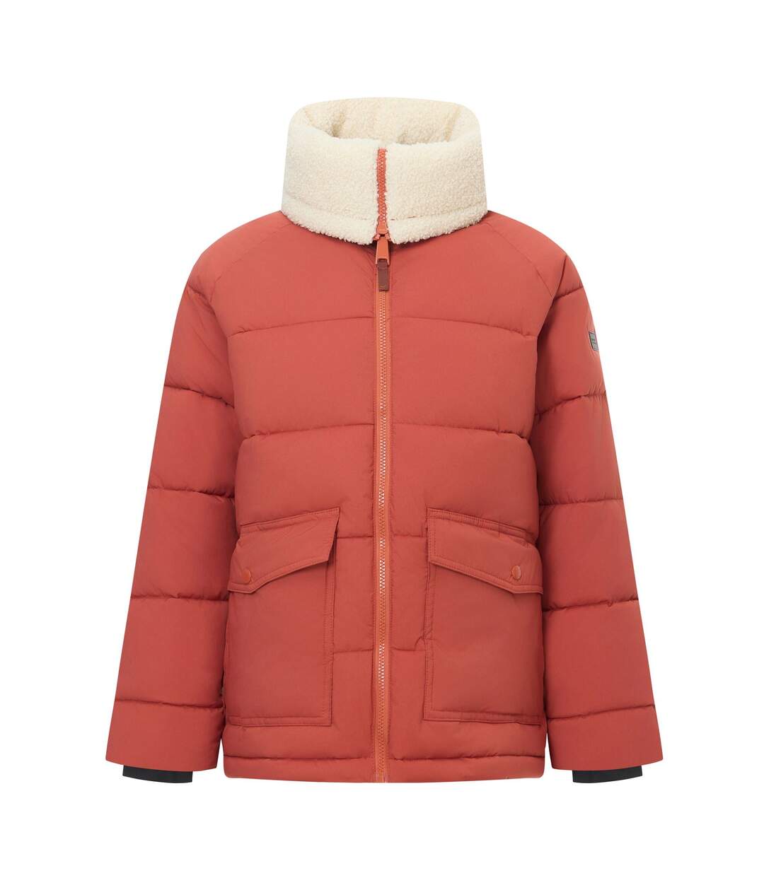 Doudoune Matelassée À Col Rabattu Kayana Femme Rouge Orange Beige Clair Regatta-2