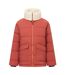 Doudoune Matelassée À Col Rabattu Kayana Femme Rouge Orange Beige Clair Regatta-2